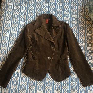 Fall brown corduroy jacket